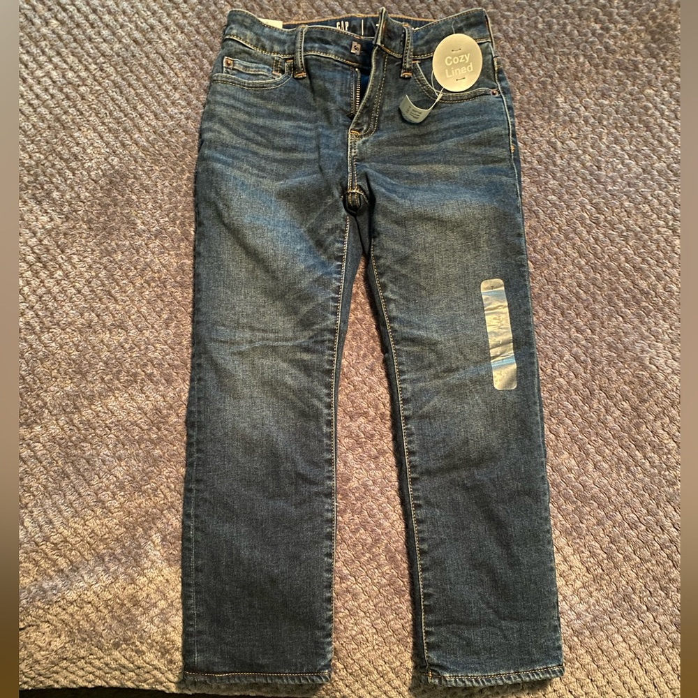 Gap boys size 7 Slim cozy lined jeans